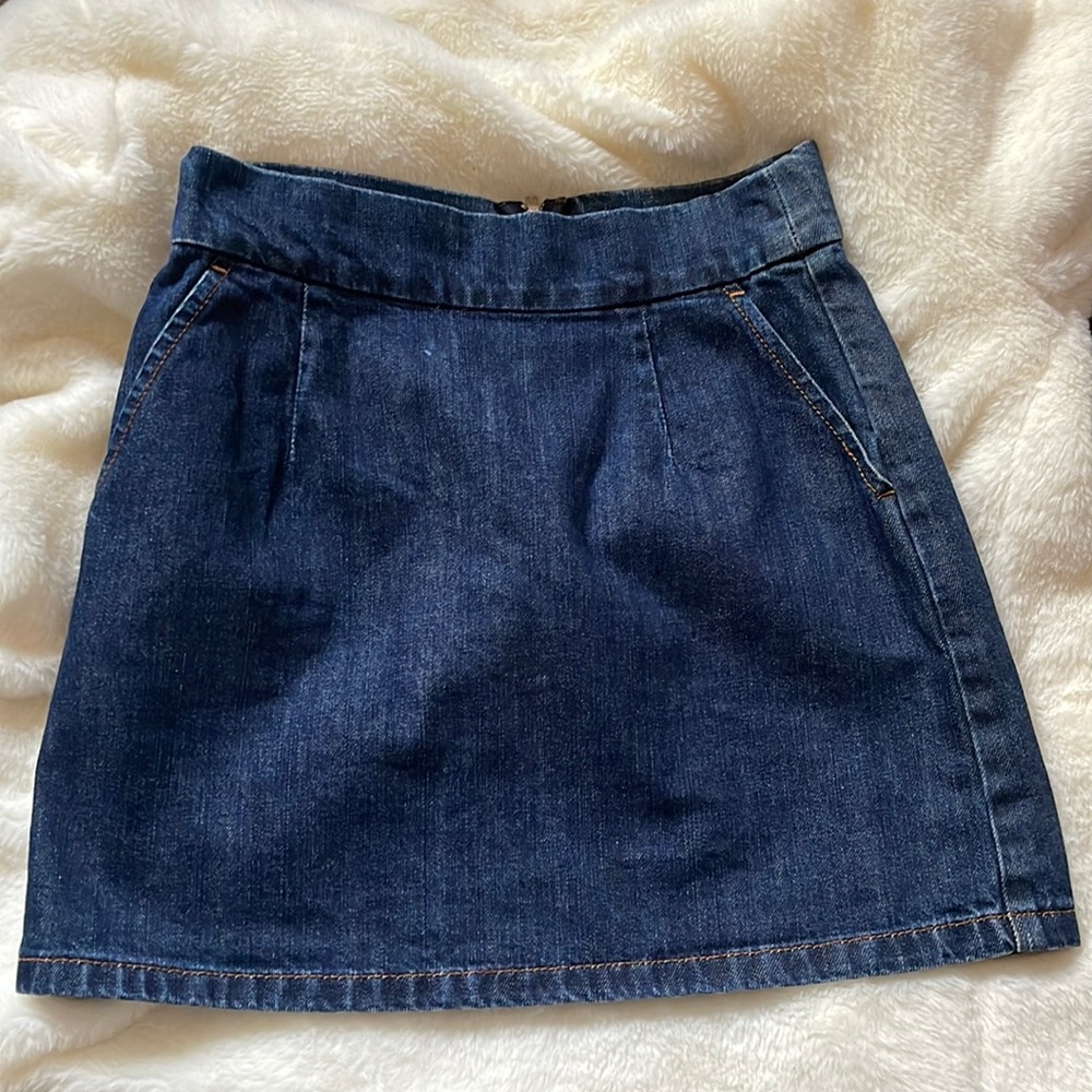 Dark Jean miniskirt